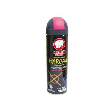 Spray de pintura fluorescente fucsia