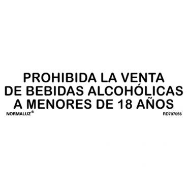 Prohib. la venta de bebidas a menores