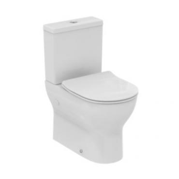 Pack inodoro Eurovit+ a pared, salida dual y asiento amortiguado