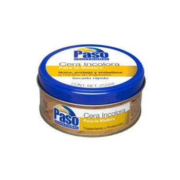 Paso cera incolora para madera 250 ml.