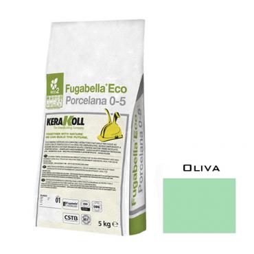 Fugabella eco porcelana 0-5 Oliva. Saco 5 Kg.