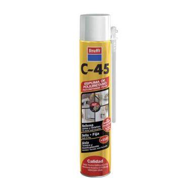 Espuma de poliuretano c-45 canula 750ml