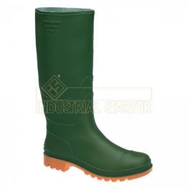 Bota PVC caña alta verde (Talla 44)