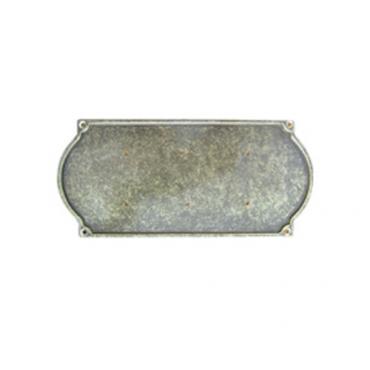 Placa base latón 3 números