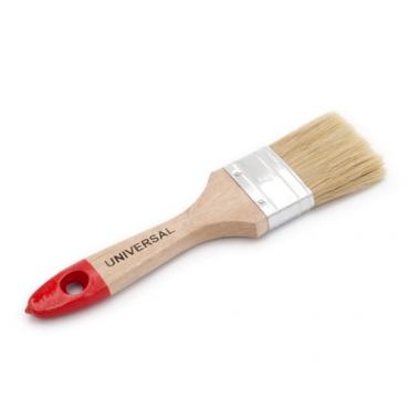 Paletina triple punta roja mango madera nº30. Ancho 60 mm