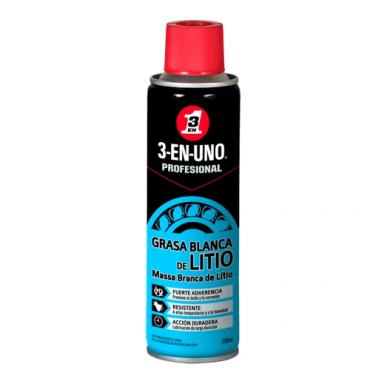 Spray grasa blanca de litio (250 ML) Profesional 3 EN 1 