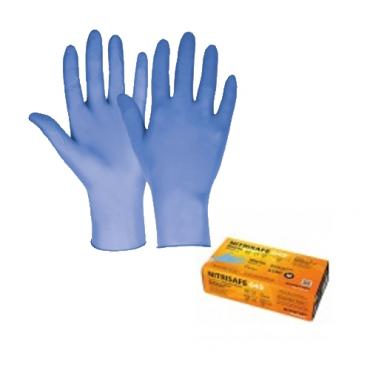 Nitrisafe, dispensador de guantes de nitrilo azul 3,5 gr.(talla 10)