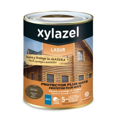 Xylazel Lasur Plus decora. Mate Nogal 750 ml.