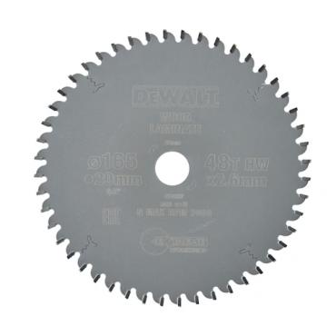 Hoja para sierra circular portátil 165X20 mm 48D TCG -5º