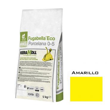 Fugabella eco porcelana 0-5 Amarillo. Saco 5 Kg.