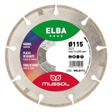 Disco diamante Elba electrodepositado 115 mm Eje 22.23 mm