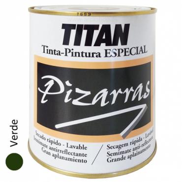 Titan pintura  pizarras verde 750 ml