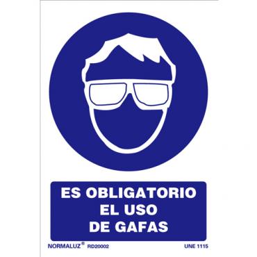 Obligatorio el uso de gafas 