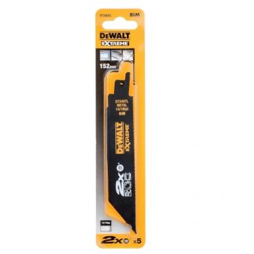 Hoja de sierra sable Bi-metal Extreme 2x, longitud: 152 mm, paso de diente: 1, 8-1, 4 mm