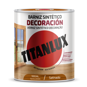 Barniz sintético. Nogal Satinado 750 ml.