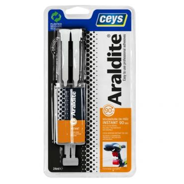 Araldite rápido 90 segundos. Jeringa 24ml