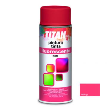 Spray fluorescente  rojo 200ml