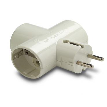 Adaptador triple tt cerámica 