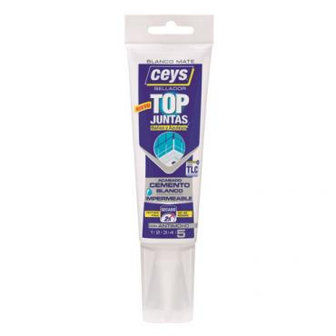 Ceys top juntas baños y azulejos. Blanco 125 ml.