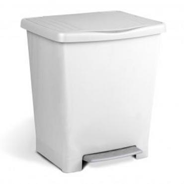 Cubo pedal millenium blanco 23l.