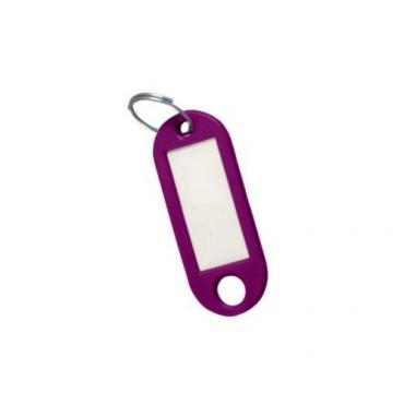 Llavero porta etiquetas 80 (Morado)