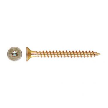 Tirafondo cabeza avellanada torx zincado 3,0x015