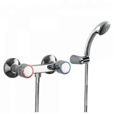 Ese-23 Grifo bimando mural para ducha