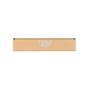 Bocacartas aluminio pintado dorado