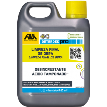 DETERDEK detergente desincrustante ácido 1 L.