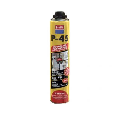 Espuma de poliuretano p-45 pistola 750ml