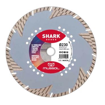 Disco diamante Shark 125mm eje  22.2mm